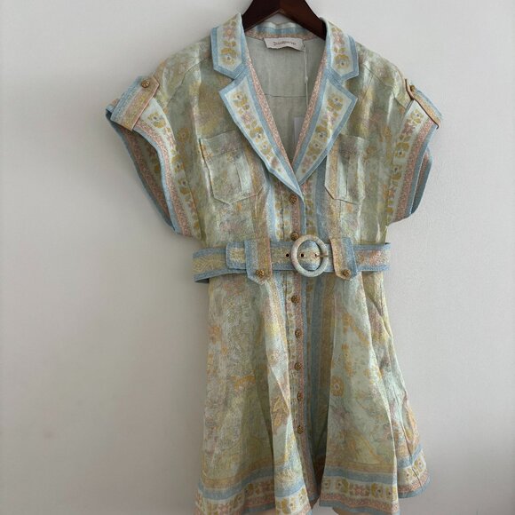 Zimmermann Pastel Mini Dress - Picture 4 of 11